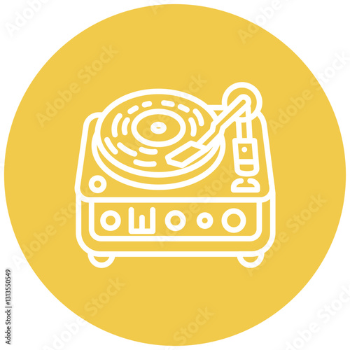 Vinyl Record Vector Icon