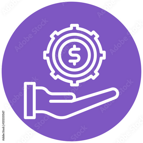 Wealth Management Vector Icon