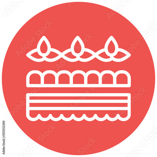 Lace Trim Vector Icon