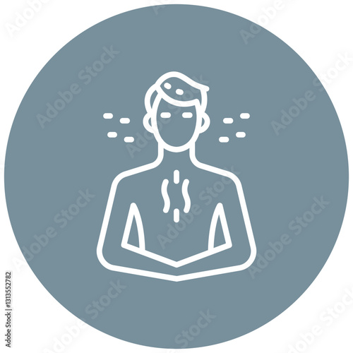 Breathing Exercise Vector Icon