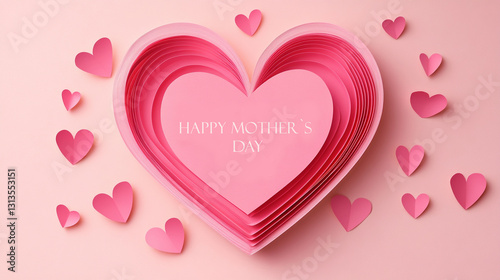 Mothers day greeting card.