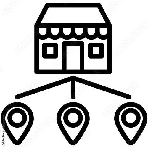 Franchise Line Icon