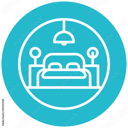Room Reservation Vector Icon
