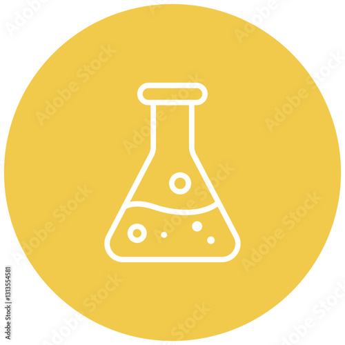 Erlenmeyer Flask Vector Icon
