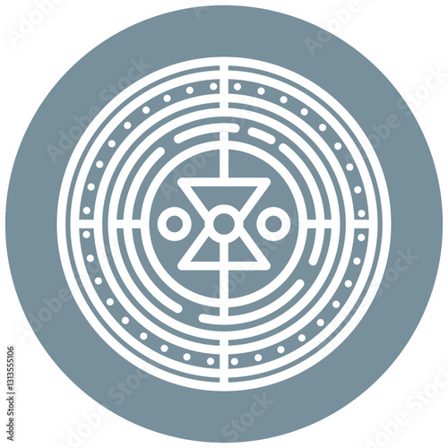 Ancient Seal Vector Icon