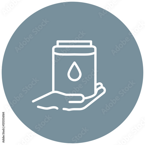 Oil Dehydration Vector Icon