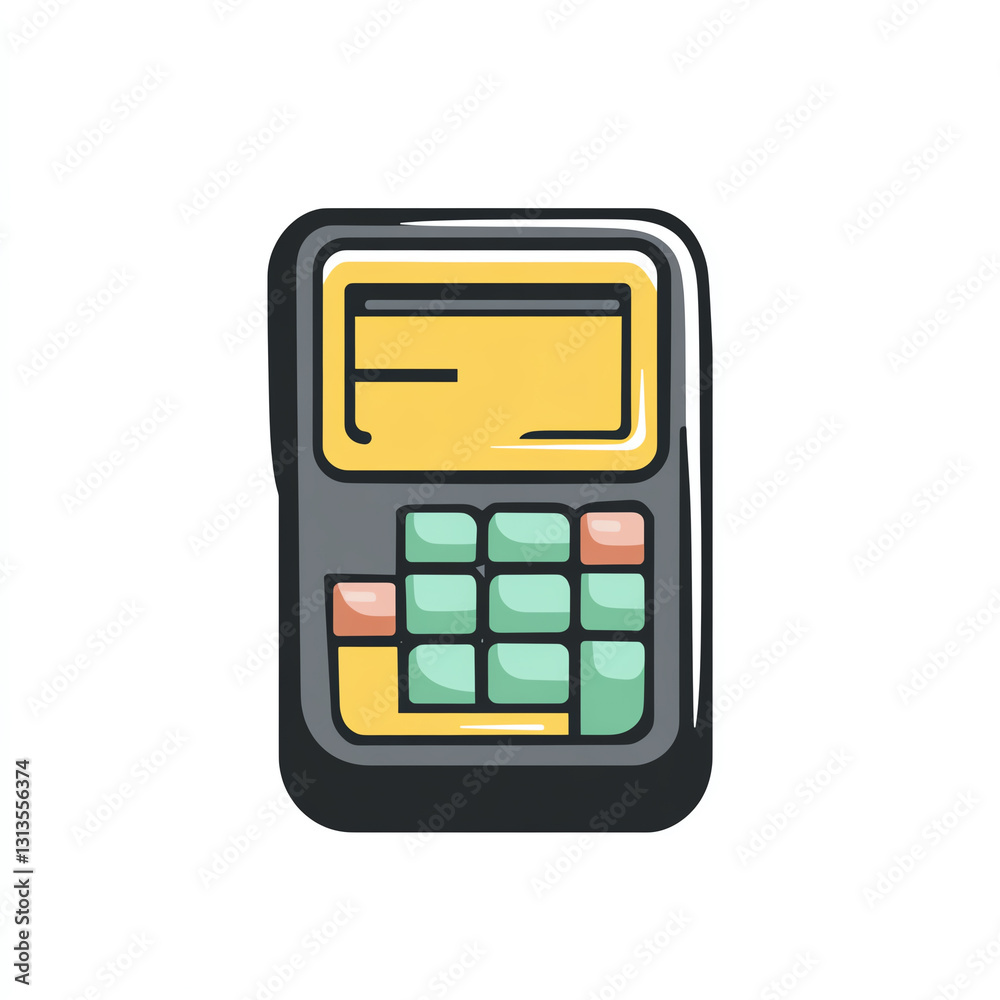 A vibrant illustration of a calculator that symbolizes precision in calculations and financial management