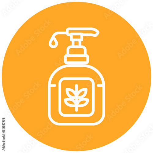 Disinfectant Jar Vector Icon