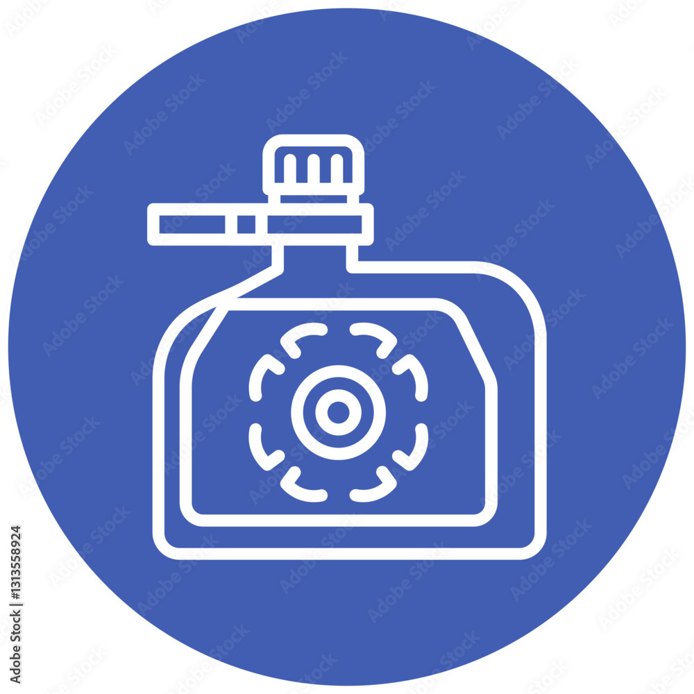 Power Steering Fluid Vector Icon Power Steering Fluid Vector Icon