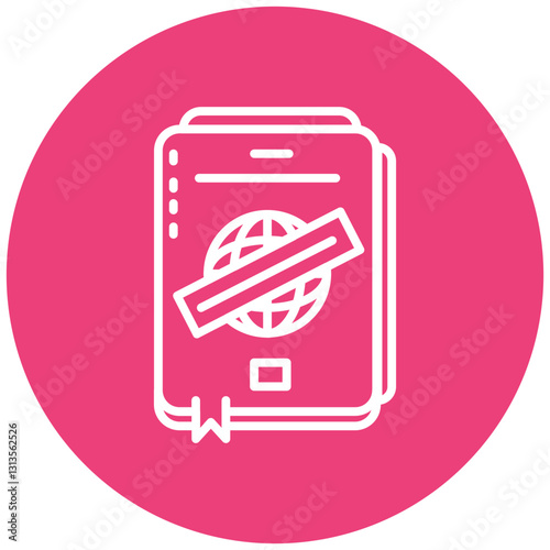 Visa Overstay Vector Icon