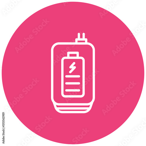 Portable Charger Vector Icon