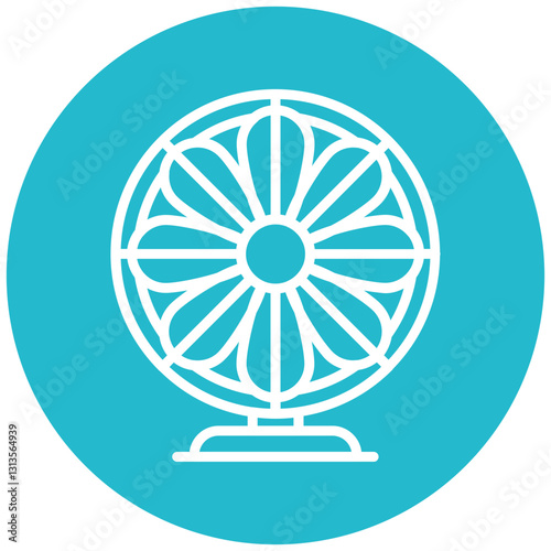 Cooling Fan Vector Icon
