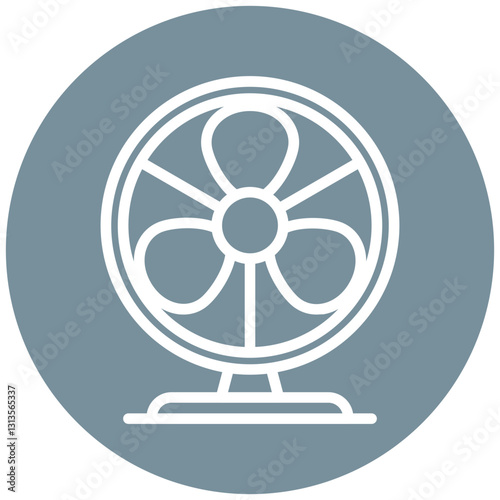 Industrial Fan Vector Icon