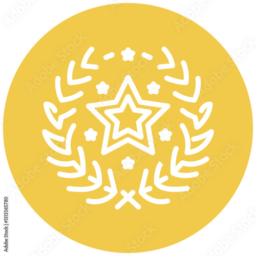 Military Badge Vector Icon