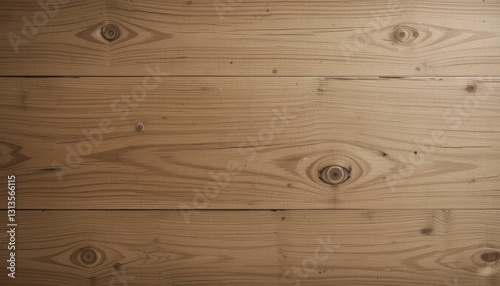 Light Brown Wooden Planks with Natural Grain and Texture Patterns