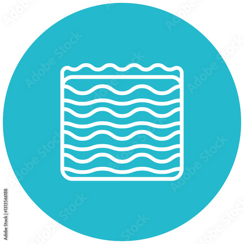 Bath Mat Vector Icon