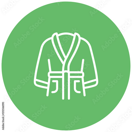 Bathrobe Vector Icon
