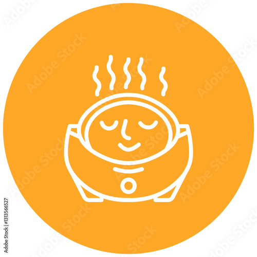 Facial Steamer Vector Icon
