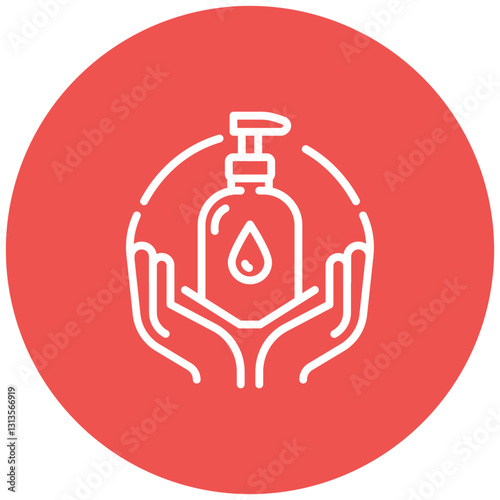 Hand Lotion Vector Icon