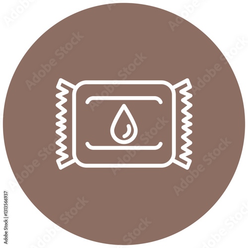 Wet Wipes Vector Icon