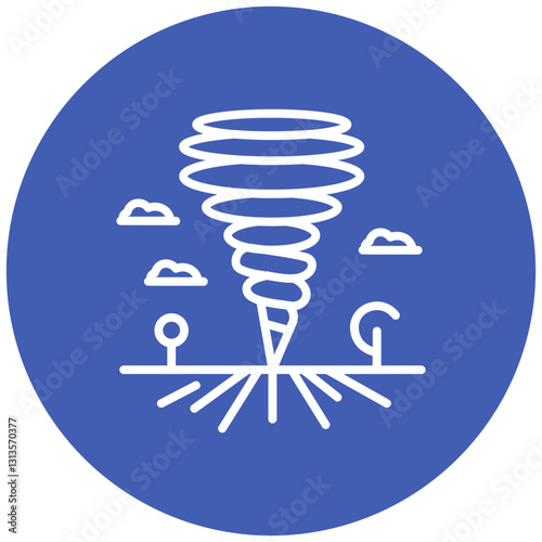 Tornado Vector Icon