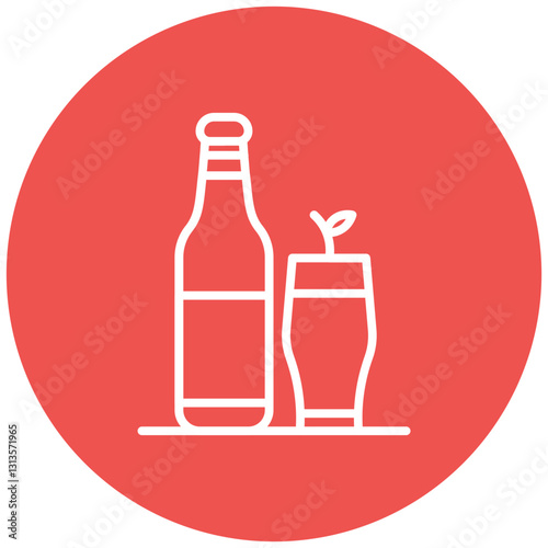 Apple Cider Vector Icon