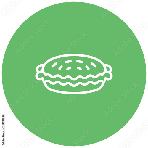 Apple Pie Vector Icon