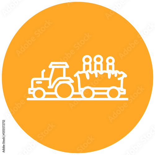 Hayride Vector Icon