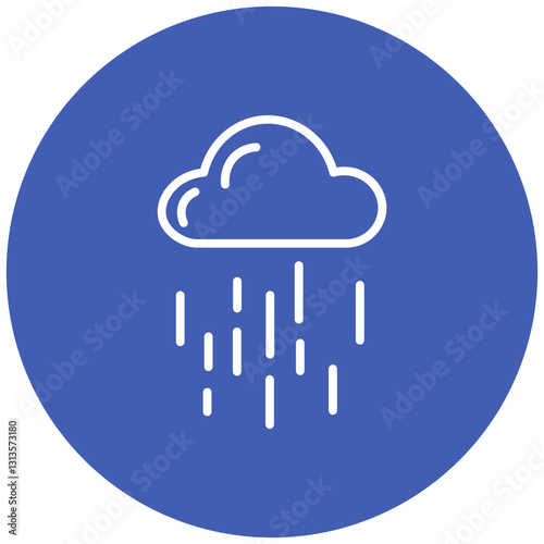 Heavy Rain Vector Icon