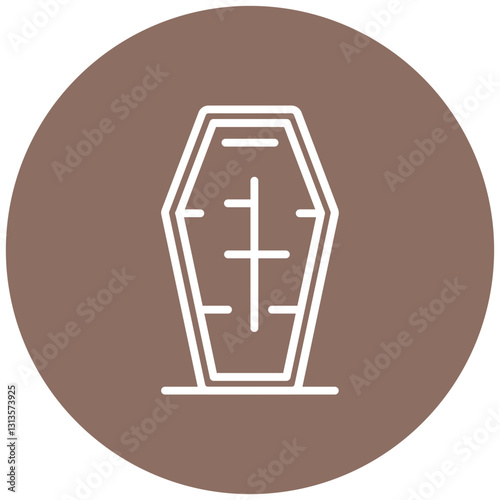 Coffin Stand Vector Icon