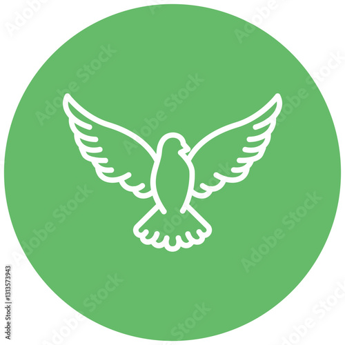 Dove Release Vector Icon