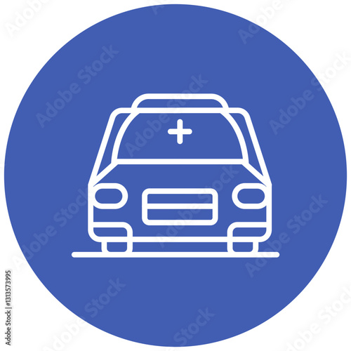 Funeral Car Vector Icon