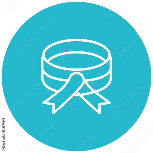 Mourning Band Vector Icon