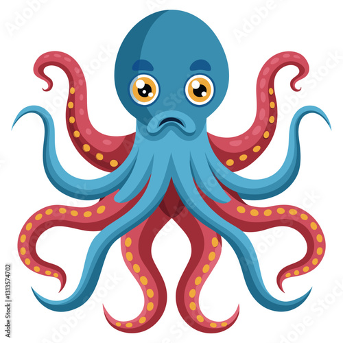 octopus vector image on white background