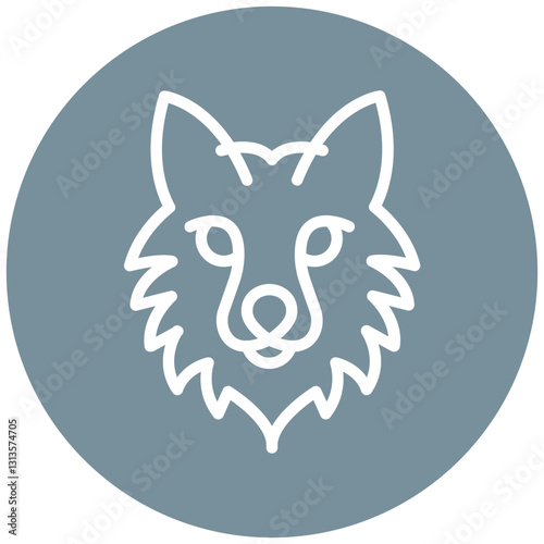 Coyote Vector Icon