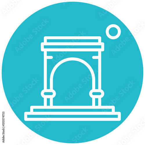 Desert Archway Vector Icon