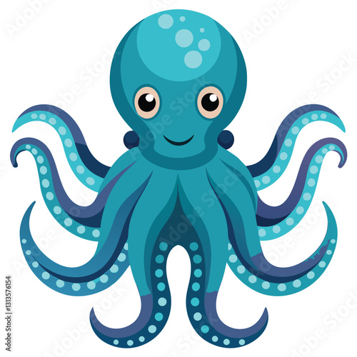 octopus vector image on white background