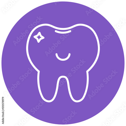 Baby Teeth Vector Icon