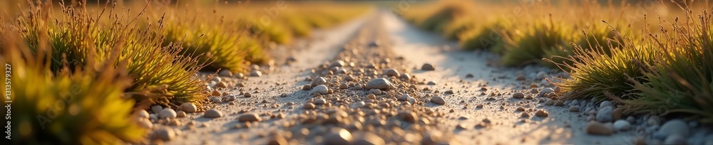 Rough, textured path with gravel and dust particles, grunge, rugged, ground Rough, textured path with gravel and dust particles, grunge, rugged, ground