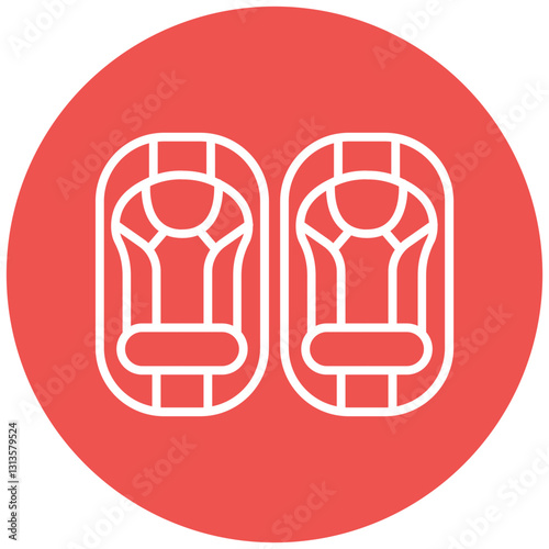 Kickboxing Pads Vector Icon