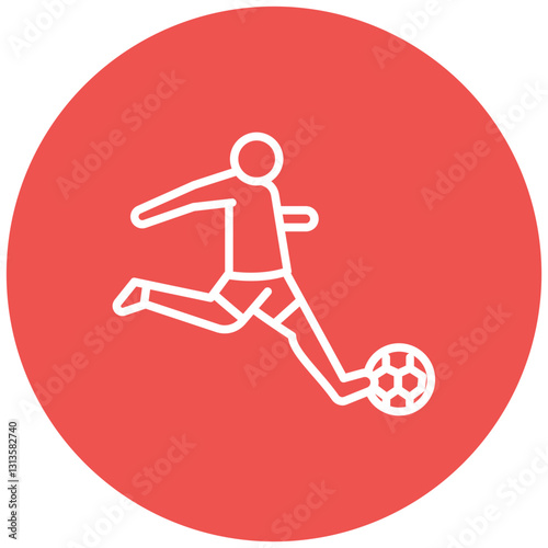 Soccer Corner Kick Vector Icon