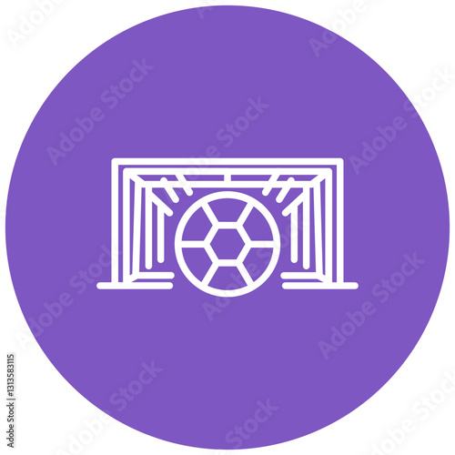 Soccer Penalty Spot Vector Icon