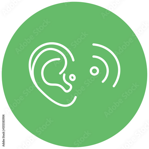 Hearing Test Vector Icon
