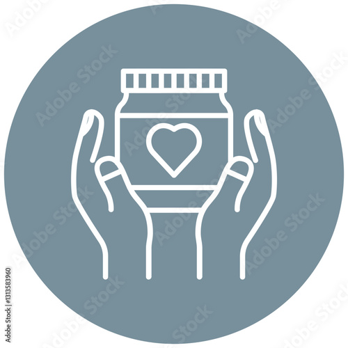 Nutritional Supplement Vector Icon