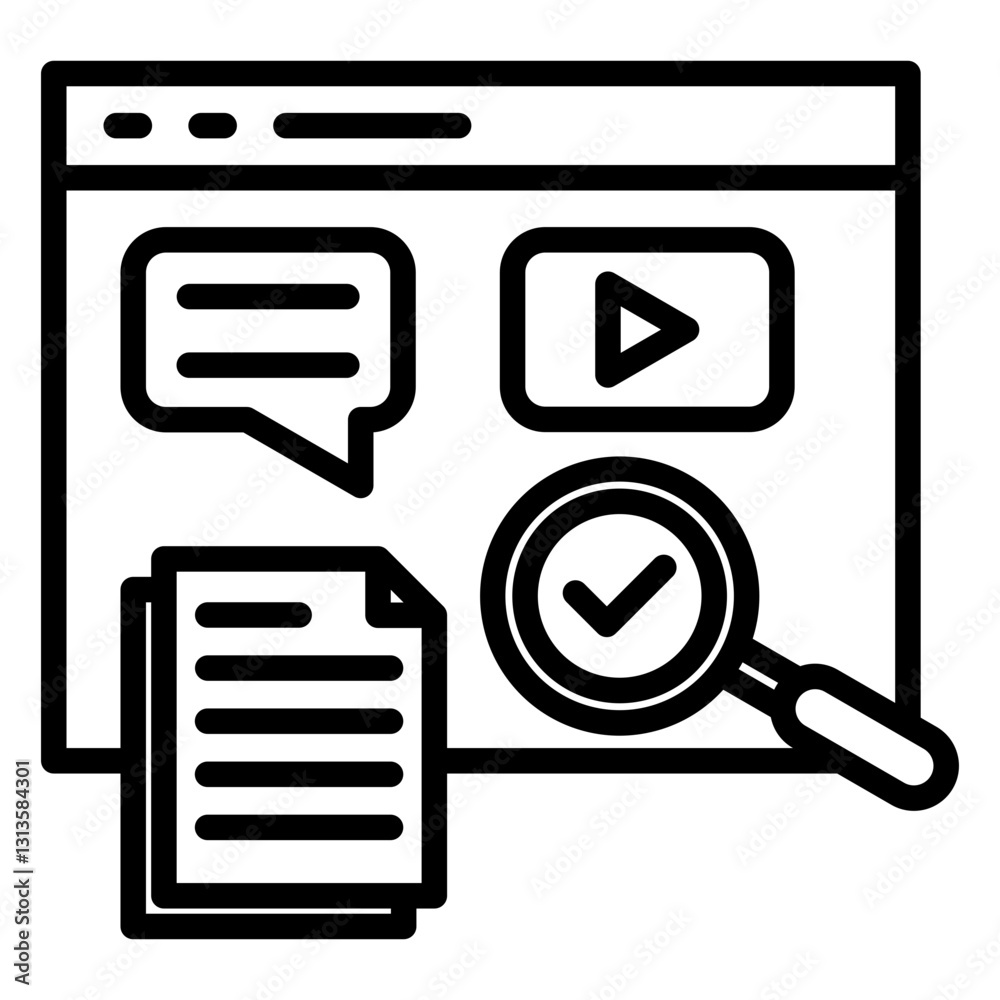 Content Audit Icon Content Audit Icon
