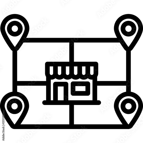 Franchise Line Icon