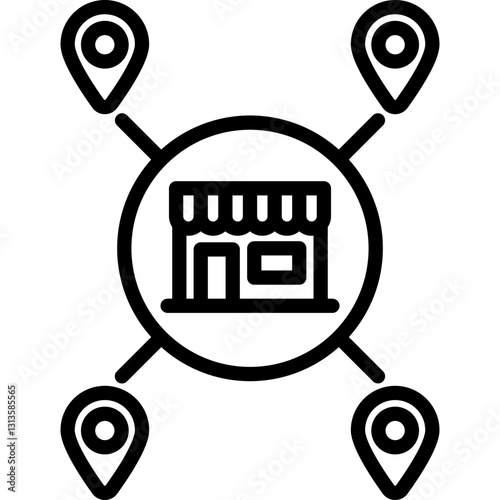 Franchise Line Icon