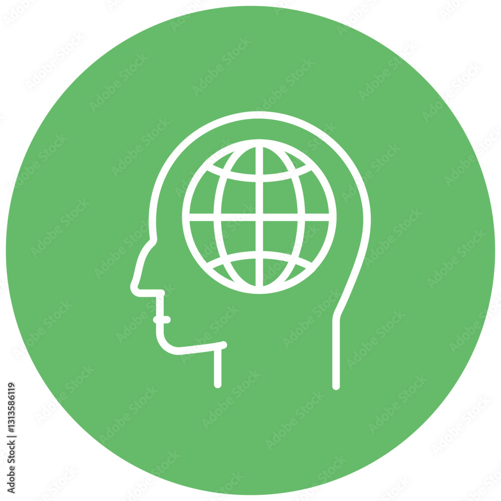 Open Mindedness Vector Icon Open Mindedness Vector Icon
