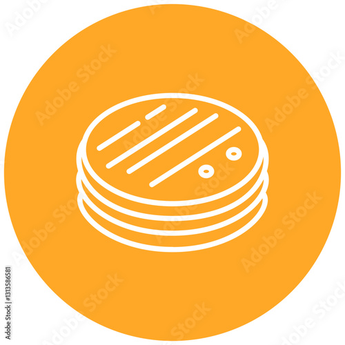 Chapati Vector Icon