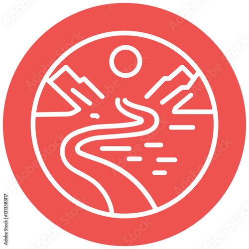 Shortcut Path Vector Icon